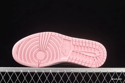 MID PINK ARCTIC AIR 1 JORDAN BLACK 555112-061 1102